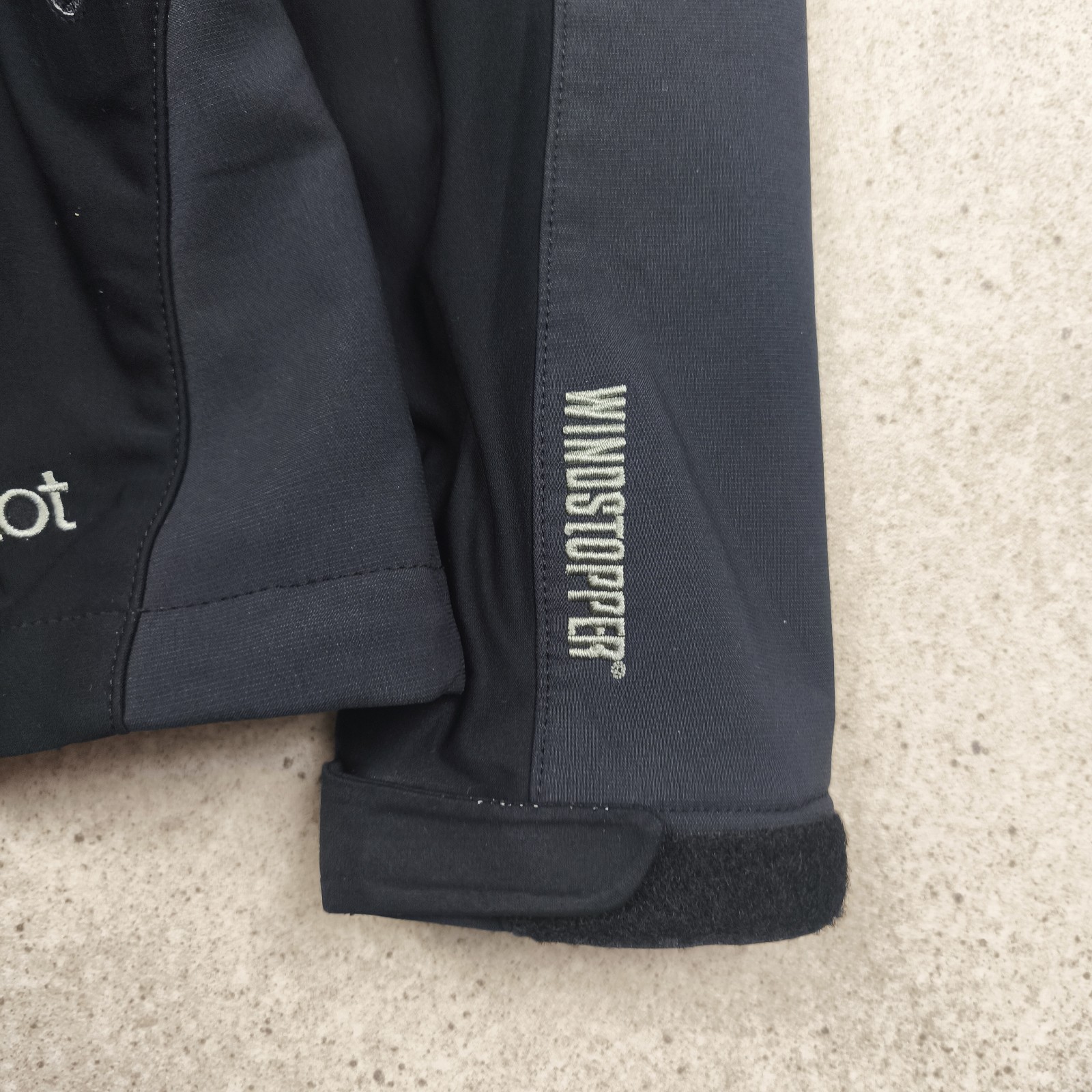 Marmot Soft Shell Windstopper Jacket Full Zip Bla… - image 4