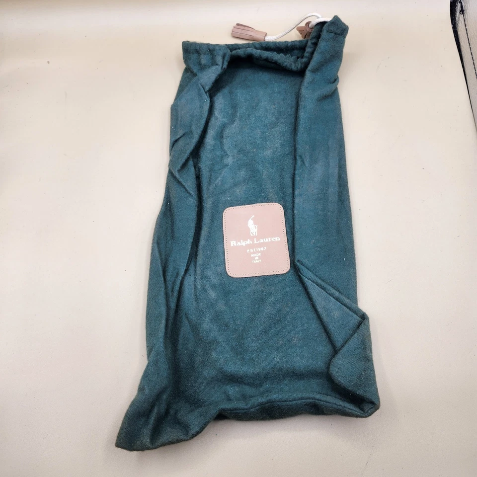 Polo Ralph Lauren Crocodile Alligator Matte Brown Loafers Sz 10D Made in Italy - Image 2 of 4