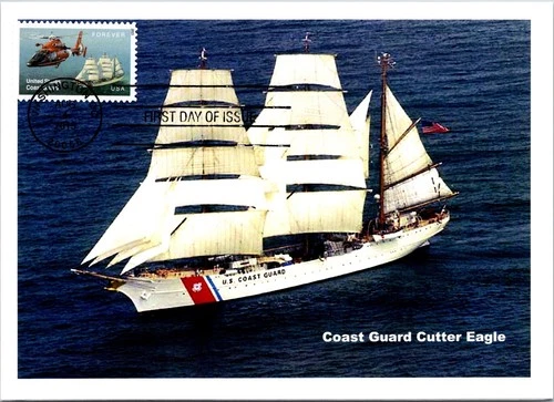 Dr Jim Stamps Maximum Card United States Coast Guard Forever Fdc Bifold