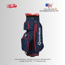 SALE TaylorMade 2023 Pro Cart Bag - Navy/Red
