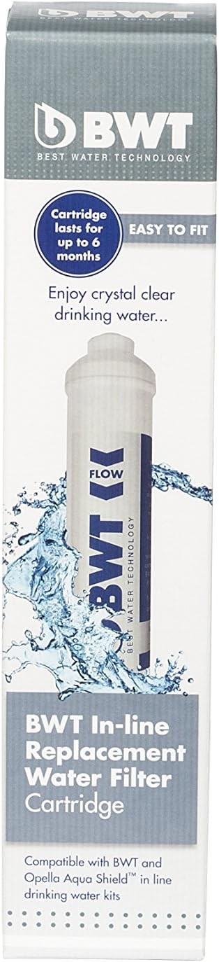 BWT in-line Water Filter Replacement Cartridge DWFCART - White