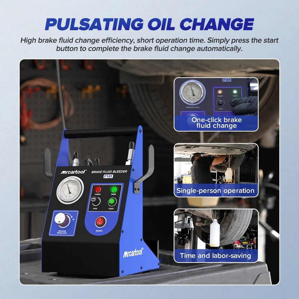 Dispositivo de purga de frenos eléctrico purga de frenos freno 220V - Imagen 4 de 4