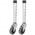 Walker Wheels Universal Rotating Einstellbare Höhe Ersatz Senioren Walker Fr GOD