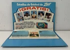 Original 1978 Topps Baseball ZEST Soap Spanish 14x18.5 Advertising Display Piece