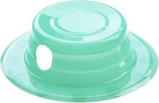 MUSMU Bathtub Overflow Drain Cover,Foldable Tub Stopper with Deeper Bath Blue