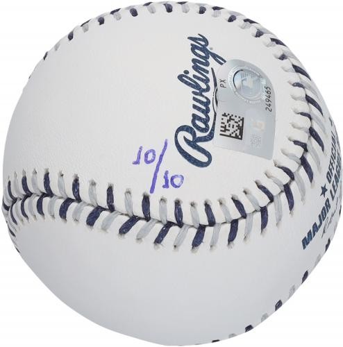David Wells & Jorge Posada Yankees Signed Team Laces Baseball w/Insc - LE 10/10 - Picture 2 of 4
