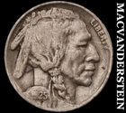 1925-S Buffalo Nickel- Fine+ Semi Key Better Date No Reserve #J4500