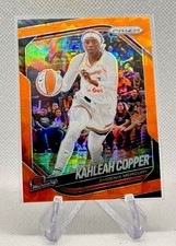 2025 Panini Prizm WNBA Kahleah Copper Orange Ice Prizm #62 - Mercury