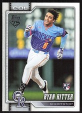 2026 Topps Ryan Ritter Rookie Card (RC) #18 - Colorado Rockies