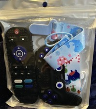 Nowy silikonowy pilot zdalnego sterowania i kontroler gier z zapięciami wstążki zabawki ząbkujące