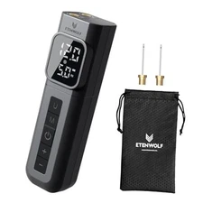  P200 Electric Ball Pump 2000mAh Sports Air Pump with Digital Pressure Black