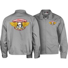 Powell Peralta Winged Ripper Postal Grey Gas Jacket