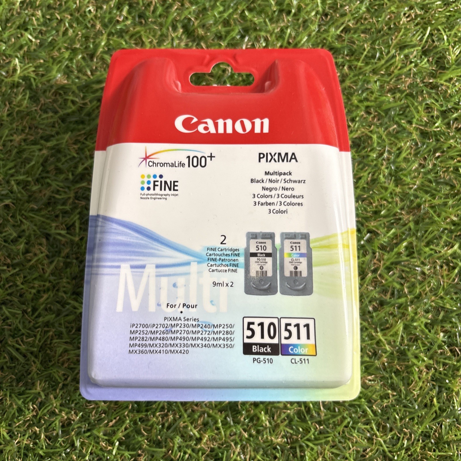 Original Canon PG510 Black & CL511 Colour Ink Cartridge For PIXMA MP250 Printer
