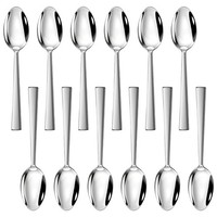 Edelstahl EsslöFfel Set SuppenlöFfel MüSlilöFfel 12 StüCk 19,4Cm