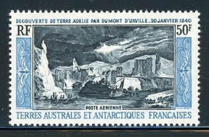 FSAT TAAF MNH Selections: Scott #C7 50Fr Discovery of Adelie Land CV$100+