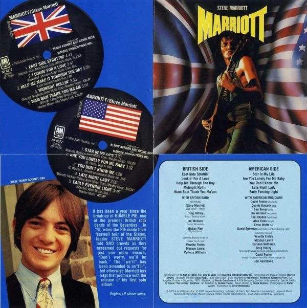 Steve Marriott - Marriott (CD) (Near Mint (NM or M-)) - 3874853029 Foto 4 de 4