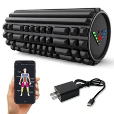 Vibrating Foam Roller Portable APP Control 4 Speeds Back Roller, Muscle Massage