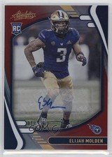 2021 Absolute Rookies Spectrum Red Signatures /100 Elijah Molden #146 Auto 1i1j