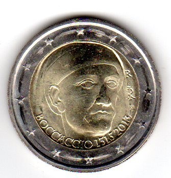 2 Euros commémorative Italie 2013 (Boccaccio)