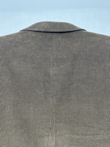 Brown Corduroy Elbow Patch Two Button Blazer Jacket Size 46 R Distressed Faded - Picture 13 of 24
