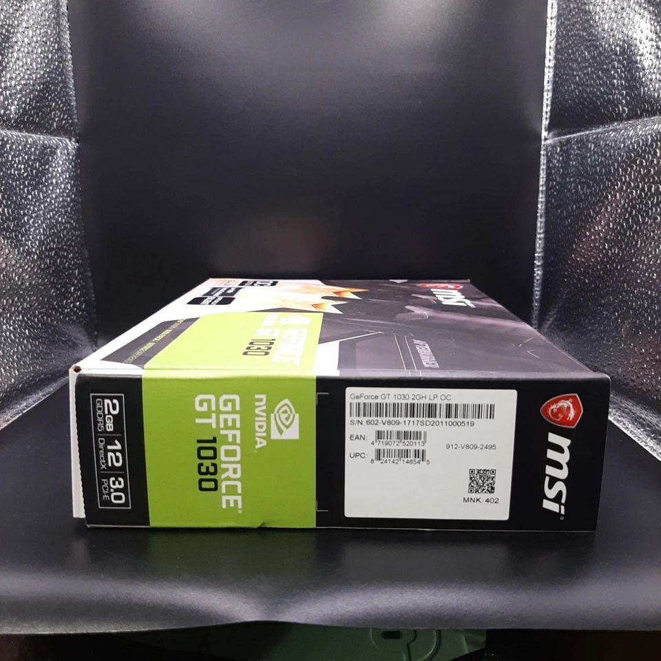 MSI GeForce GT 1030 2GB DDR4 OC Edition Graphics Card Low Profile Fanless Used - Image 4 of 4
