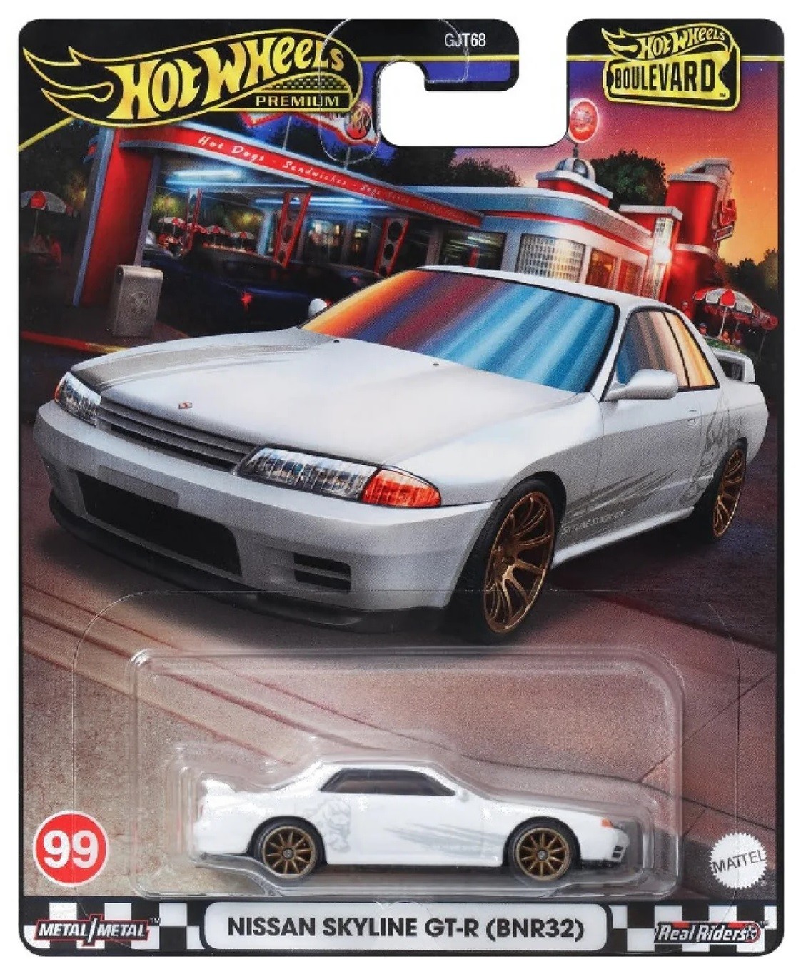 HOT WHEELS BOULEVARD NISSAN SKYLINE GT-R (BNR32) #99 HRT74