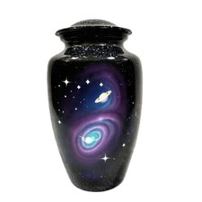 Metal Urn Colors Magic Adult Cremation Urns For Human Ashes in Velvet Bag 10"