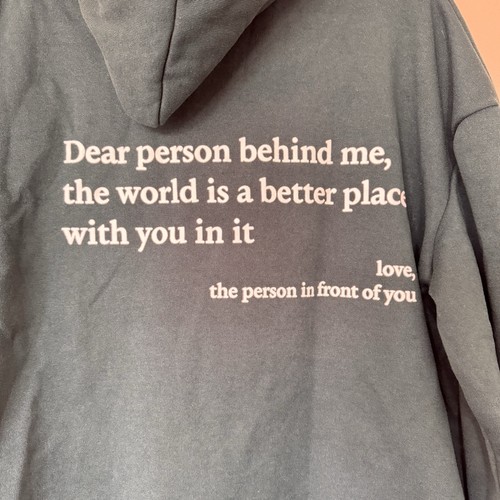 You Are Enough Hoodie Unisex Small Grün Positives Zitat Sweatshirt - Bild 7 von 7
