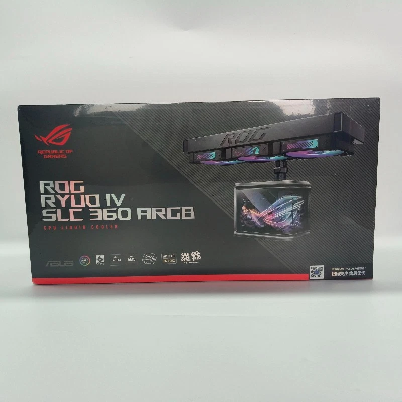 NEW ASUS ROG RYUO IV 360 ARGB AIO Liquid CPU Cooler 360mm Radiator Free shipping - Image 3 of 4