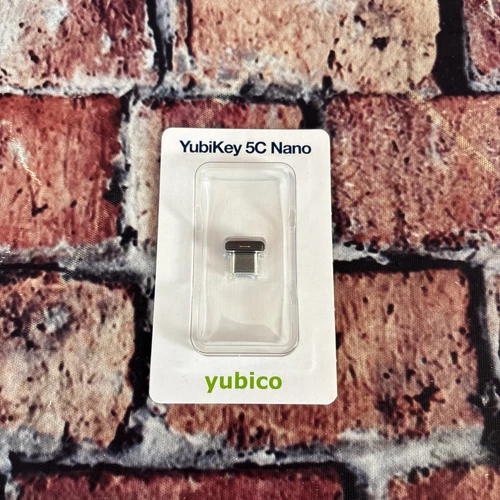 YubiKey 5C Nano Two Factor Authentication Security Key NEW-IN PACKAGING