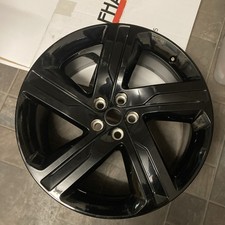 GENUINE LAND ROVER DISCOVERY 5 22 X 9.5J GLOSS BLACK ALLOY P/N MY42-1007-DA