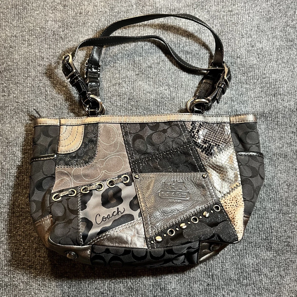 Coach Patchwork Black Bags & Handbags for Women for sale | eBay