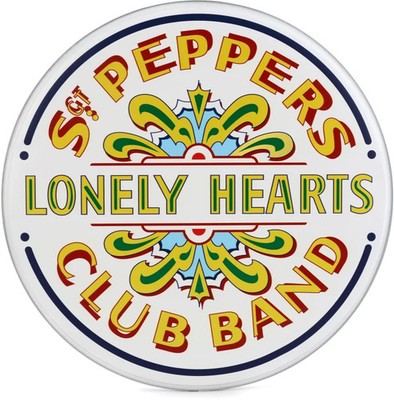 Evans Inked Sgt. Pepper 50th Anniversary Bass Drumhead - 20''