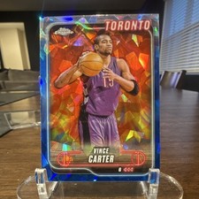 Topps 2024-25 Chrome Sapphire Vince Carter #54 Toronto Raptors Basketball