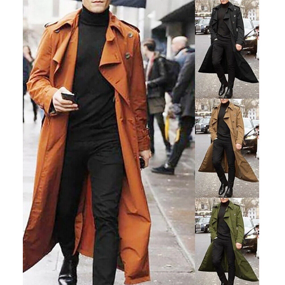 Men trench 2025 coat fashion
