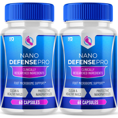 Nano Defense Pro for Healthy Skin and Nails Fungus Support Supplement 2Pack