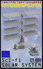 Tori Factory 1/24  Sci-fi Solar System & Antenna Accessories Model Kit #CY-09B