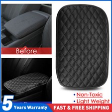 Car Leather Accessories Armrest Cushion Center Console Box Pad Protector Cover