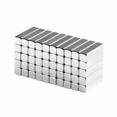 1/2 x 1/8 x 1/8 Inch Neodymium Rare Earth Bar Magnets N48 (50 Pack)