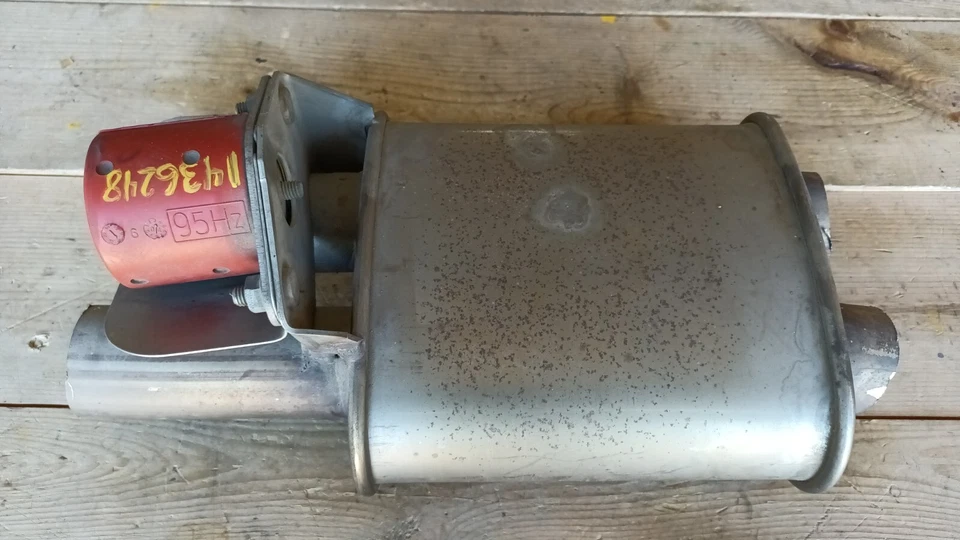 BMW SILENCIADOR CENTRO ESCAPE RESONADOR AMORTIGUADOR VIBRACIONES E46 325ci CONVERTIDO 01-06 Foto 4 de 4