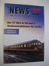 Zeitschrift: Märklin Insider Club News Heft 1/2006  Der VT 08.5 in H0 und Z