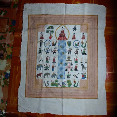 Beautiful handmade Buddha Temple cloth from Doi Suthep,Chiang Mai Thailand#4