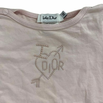 Baby Dior T-Shirt Size 2A Pink Afb25 | eBay