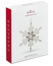 Hallmark: 2018 Snowflake - Annual - Keepsake Ornament 2018