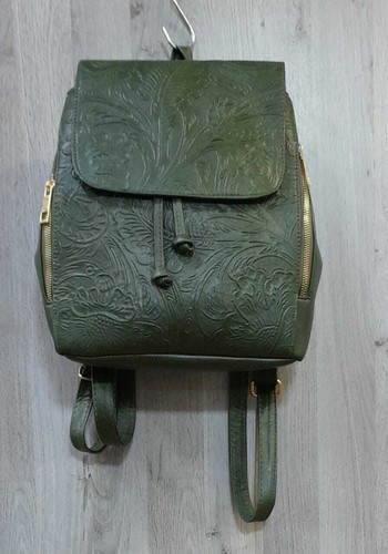 HANDMADE FLOWERS ENGRAVED LEATHER 