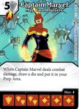 Marvel Age of Ultron Dice Masters - Single Card + Die -- Common Captain Marvel