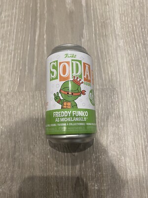 2023 Camp Fundays LE 5000 Freddy Funko  as Michelangelo SDCC Soda