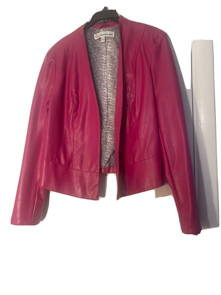 G by giuliana leather clearance jacket