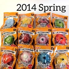 Le Creuset Kitchen Magnet Miniature Collection 2014 Spring Complete Set of 12