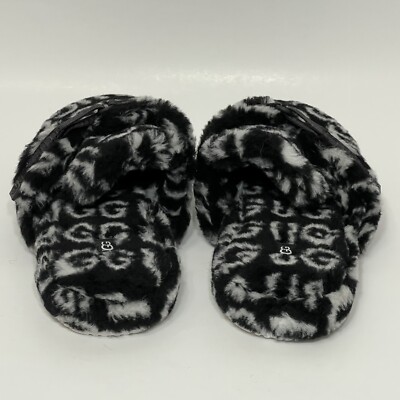 UGG Fluff It Popスリポンブラック×ホワイト23cm ugg-ugg-1120900-fluff-it-pop.jpg